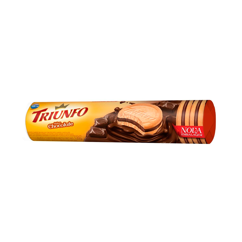 Biscoito recheado Triunfo sabores pacote 120g