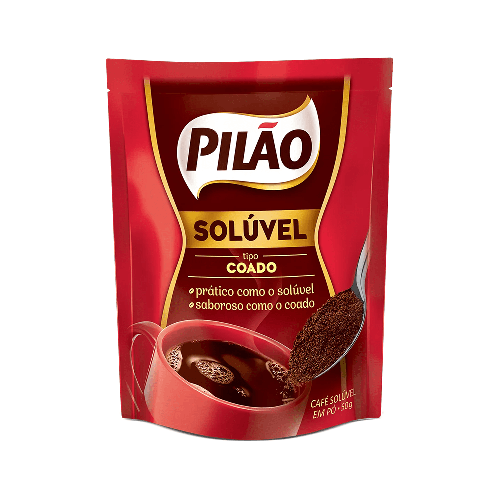 Café solúvel Pilão sachê 50g