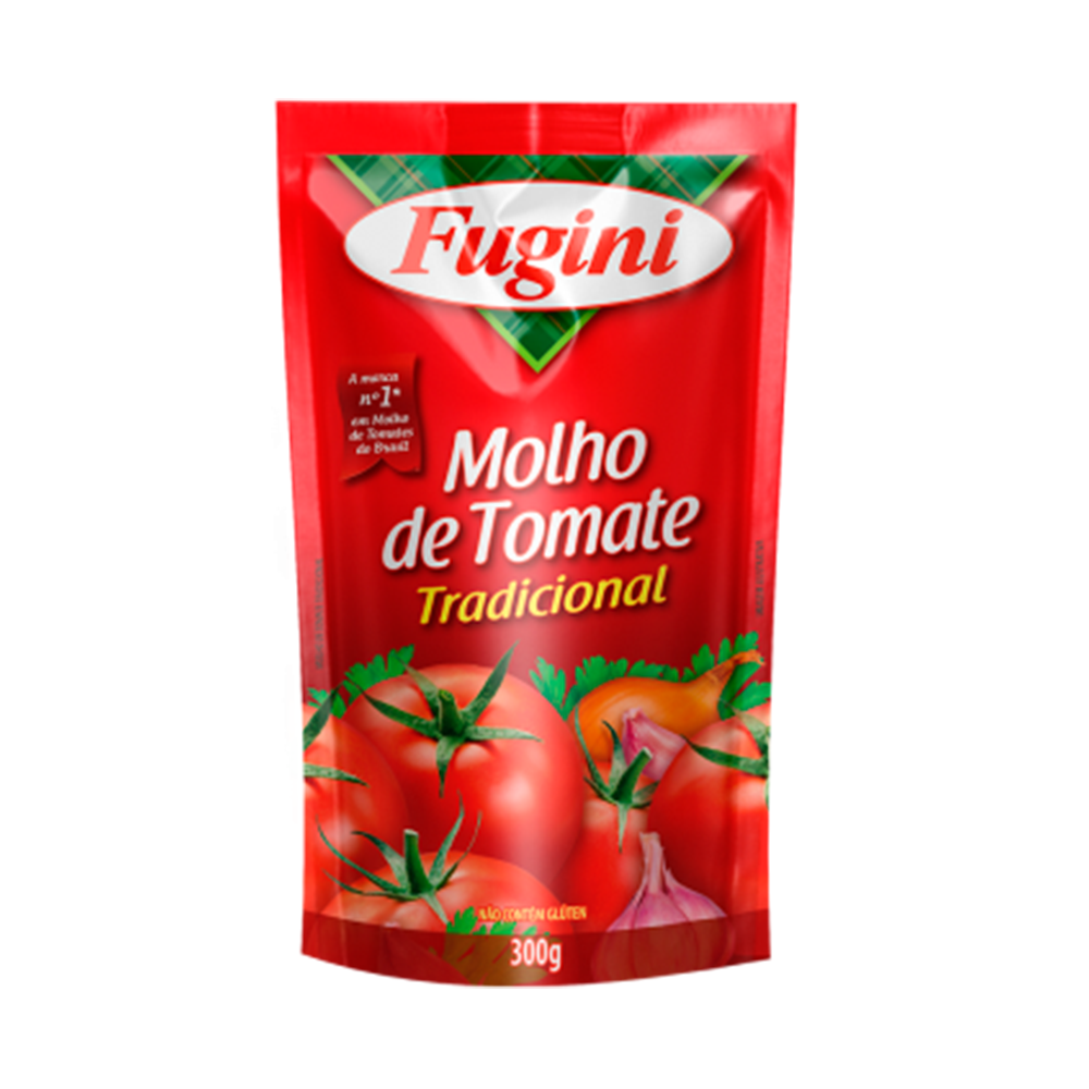 Molho de tomate Fugini sachê 300g