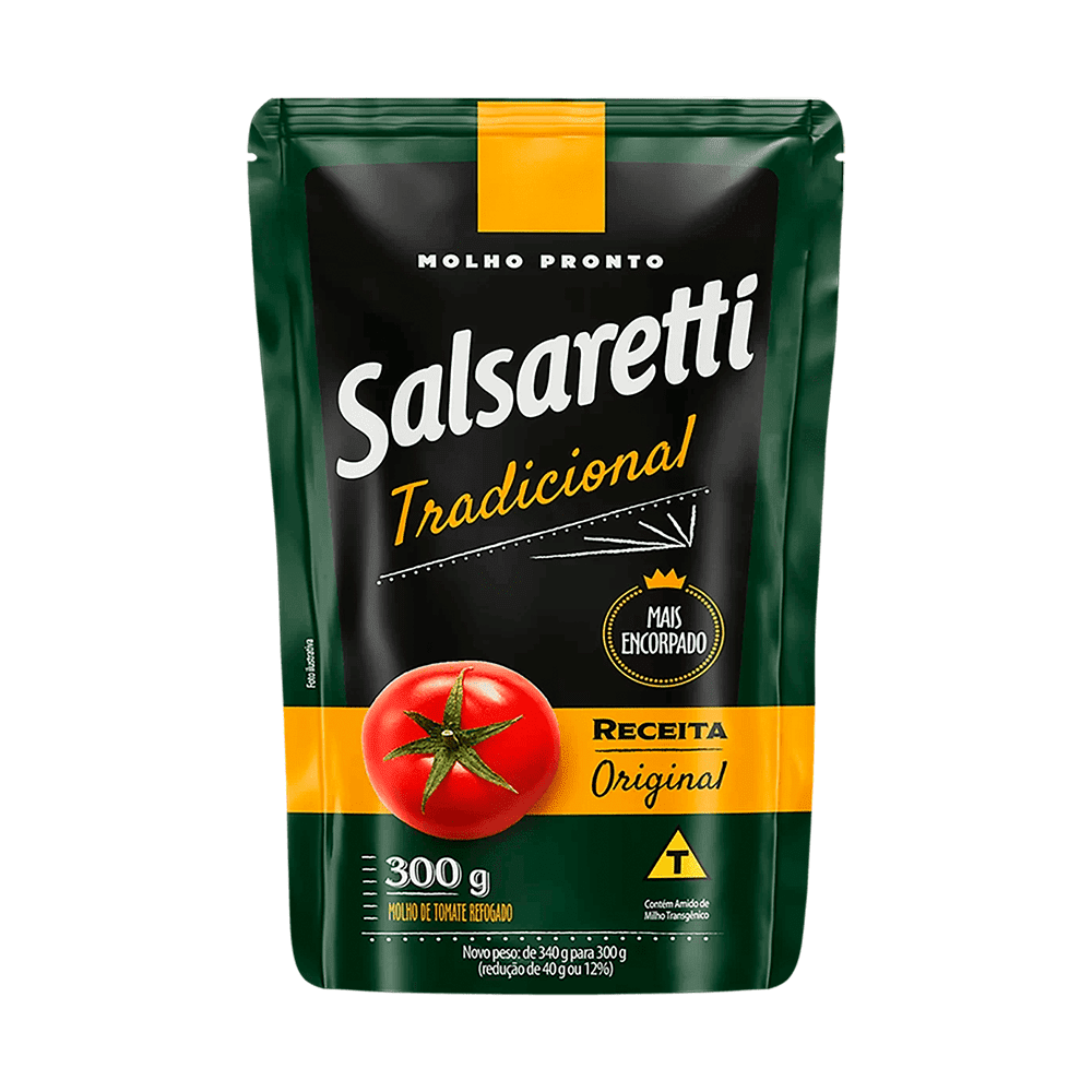 Molho de tomate Salsaretti sachê 300g