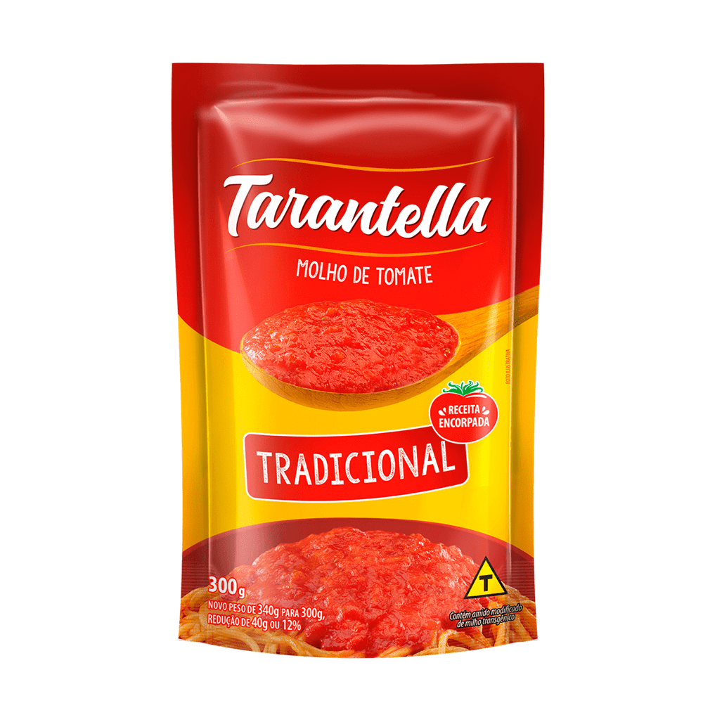Molho de tomate Tarantella sachê 300g
