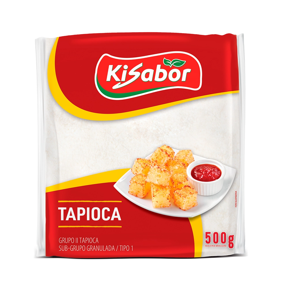 Farinha de tapioca Kisabor pacote 500g