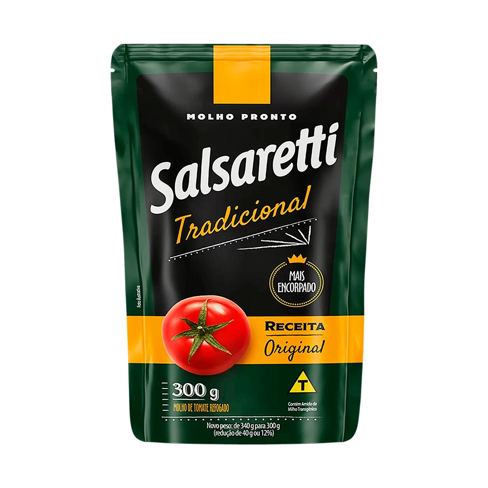 Molho de tomate Salsaretti sachê 300g